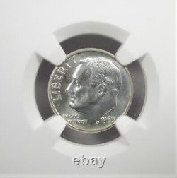 1963-D Low Pop Silver Roosevelt Dime NGC MS67+ Coin AJ126