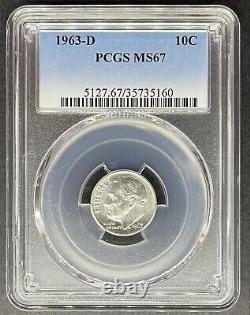1963-D Roosevelt Dime PCGS MS-67, Buy 3 Items, Get $5 Off