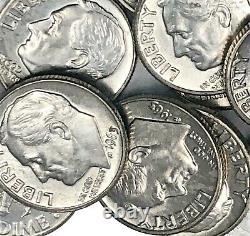 1963 D Silver Roosevelt Dimes 90% Silver US Coins Gem BU #625 & #434