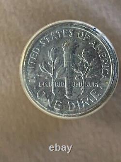 1963 P Roosevelt dime silver choice BU roll 50 coins