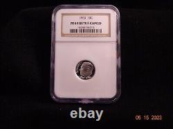 1963 Roosevelt Silver Dime, NGC PF69 Ultra Cameo TOP POP Brown Label