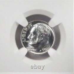 1963-p Silver Roosevelt Dime NGC MS67 Coin AJ175