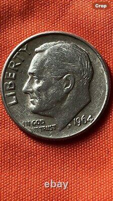 1964 D 10C Roosevelt Dime, 90% Silver 10% Copper