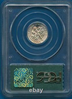 1964-D Roosevelt Dime PCGS MS64 Doily Sample Slab Very Rare Holder with Collar