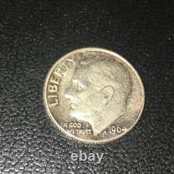 1964-D Top Pop Silver Roosevelt Dime SMS RARE Toned Coin