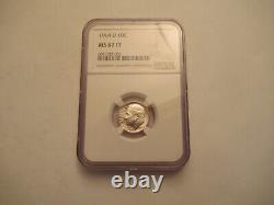 1964 Silver Roosevelt Dime NGC MS67 FT