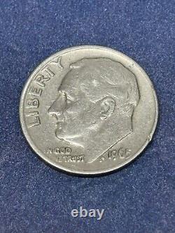 1965 Roosevelt Dime No Mint Mark