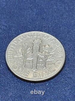 1965 Roosevelt Dime No Mint Mark