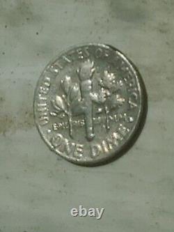 1965 dime no mint mark Liberty Rim 01