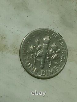 1965 dime no mint mark Liberty Rim 01