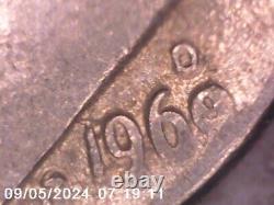 1969 Dime D Mint Mark- Date Errors Off Center Strike