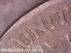 1969 Dime D Mint Mark- Date Errors Off Center Strike