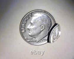 1970 Roosevelt Dime? Double Struck, ? Uni-faced? Stretched? Us Error Coin