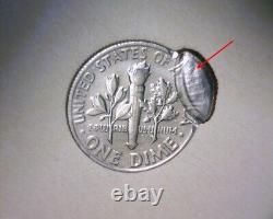 1970 Roosevelt Dime? Double Struck, ? Uni-faced? Stretched? Us Error Coin