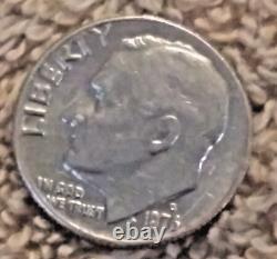 1976 ROOSEVELT DIME -P MINT MARK Doubled In God We Trust In & We on Rim RARE