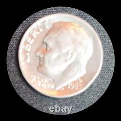 1985 D Roosevelt dime With Mint Errors