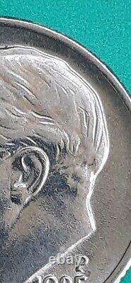 1985 P Roosevelt Dime! A Beauty! 3-u's onUNUM Loww P! Die Chip On Eye! DDO