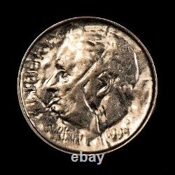 1995 10c Roosevelt Dime Mint Error Obverse Struck by Capped Die SKU-Z4814