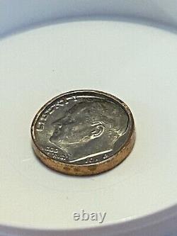 1996 P Massive Rim Error Dime