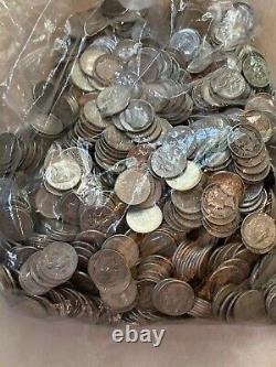 1 Roll (50 dimes) 90% Silver 1964 or earlier Mix Dates Mints $5.00 Face