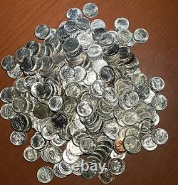 1 Roll Au Bu Roosevelt Dimes P D S 1946 1959 USA 10c $5 Face 90% Silver