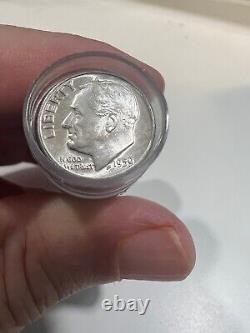 1 Roll (Qty 50) 1959-D Roosevelt Dimes, BU Condition