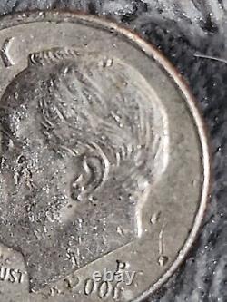 2000 P Roosevelt Dime With Errors