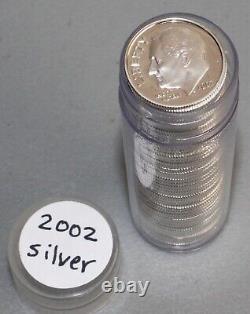 2002 S Roosevelt Silver PROOF Dimes 10c US Coins Beautiful Coins Uncirculated