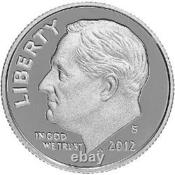 2010-2019 S Roosevelt Dimes 90% Silver Gem Deep Cameo Proof Run 10 Coin Set
