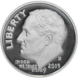 2010-2019 S Roosevelt Dimes 90% Silver Gem Deep Cameo Proof Run 10 Coin Set