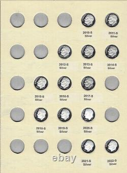 2010-2022-S Roosevelt Silver Dime Gem Cameo Proof Run 13 Coin Decade Set