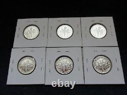 2012 s 2017 s 90% Silver Proofs Roosevelt Dimes (6 coins)