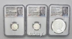 2015 P Silver And Reverse March Of Dimes Set PF 69 10c(2) And $1(1)