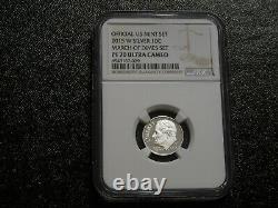 2015-w March Of Dimes Silver Roosevelt Dime Ngc Pf 70 Ultra Cameo