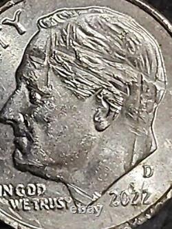 2022 D Roosevelt Dime Errors