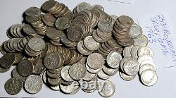 (243) 1963 Roosevelt 90% Silver Dimes U. S. Coins