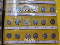 2 Complete Sets of Silver Roosevelt Dimes 1946-1964PDS Miss 1962D 95 Coins 24079