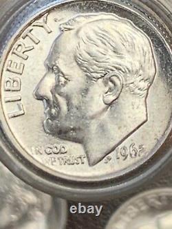 2 Rolls (100 dimes) 90% Silver 1964 or earlier Mix Dates Mints $10.00 Face
