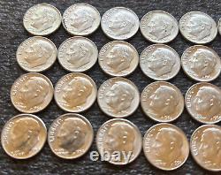 40 Roosevelt Dimes 90% SILVER, The Ones in the Pictures all are Beautiful