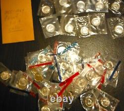 #46 Sealed BU + SILVER PROOF DIMES OGP Mint Set Cello LOT 1955-2006