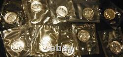 #46 Sealed BU + SILVER PROOF DIMES OGP Mint Set Cello LOT 1955-2006