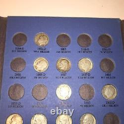 47 MERCURY&ROOSEVELT&Barber DIME LOT MIXED DATE & Mint Marks DIMES 90% SILVER