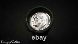 (50) 1963 Roosevelt Silver Dime Roll BU Uncirculated US Coins Shotgun MQ