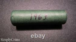 (50) 1963 Roosevelt Silver Dime Roll BU Uncirculated US Coins Shotgun MQ