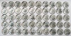 (50) Roll Of 1946 USA Roosevelt Dimes 10c Coins
