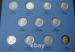 50 Silver Dimes = Set Of 48 Roosevelts (1946- 64) + Obverse And Reverse Type