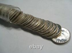 BU Roll 1954 Silver Roosevelt Dimes (50 Coins). #17