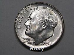 BU Roll 1954 Silver Roosevelt Dimes (50 Coins). #17