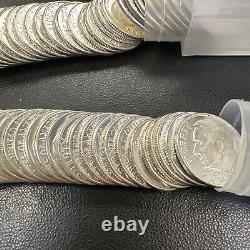 BU UNC MS 1963 D Roosevelt Dime Roll BU UNC 90% Silver 50 US Coins