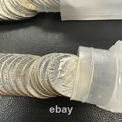 BU UNC MS 1963 D Roosevelt Dime Roll BU UNC 90% Silver 50 US Coins